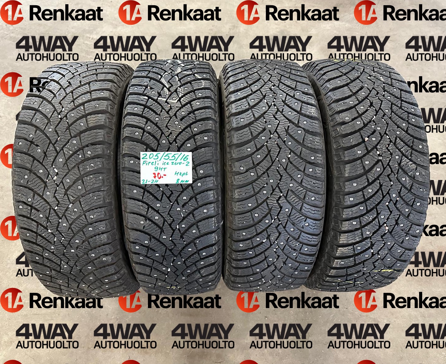 naastrehv Pirelli Winter Ice Zero 2 DOT2021-24